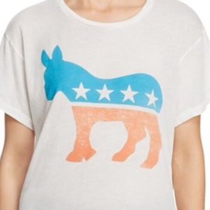 NWT WILDFOX Democrat Party Animal Tee